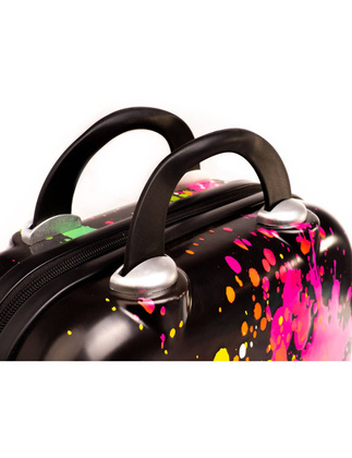 Mała kabinowa walizka KEMER RGL PRINT S + KUFEREK Motyl 