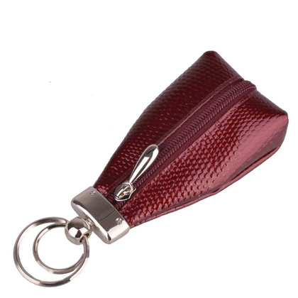 Etui na klucze skórzane KEMER KL312 Bordo lakier - min. zamówienie 20 / 50 / 100 szt.