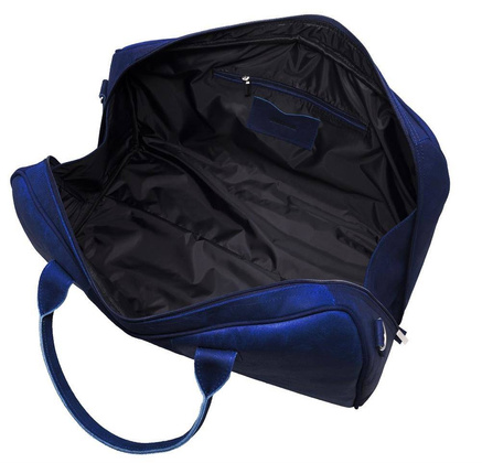 Granatowa podróżna torba weekendowa BRØDRENE BL10 Kolor wnętrza: Czarny - min. zamówienie 20 / 50 / 100 szt.