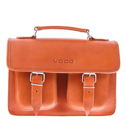 Stylowa torba kuferek KEMER VOOC Vintage P30 brąz