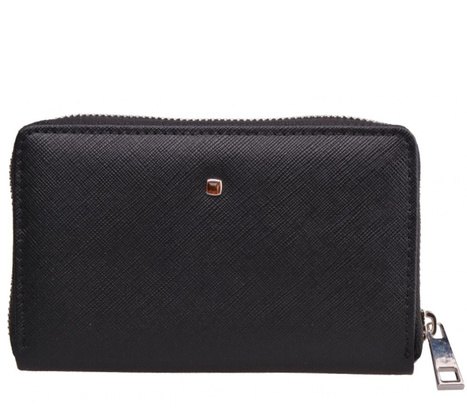 Portfel skórzany damski KEMER 358D Czarny - min. zamówienie 20 / 50 / 100 szt.