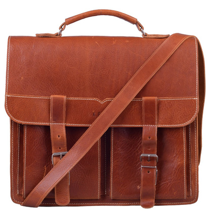 Torba skórzana na ramię KEMER 904 Jany brąz