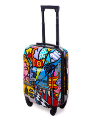 Mała kabinowa walizka KEMER RGL PRINT S Picasso Multikolor