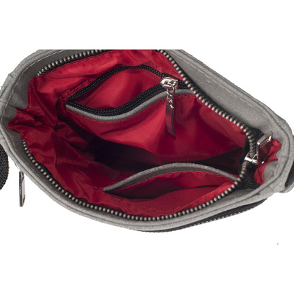 Torba skórzana KEMER S6 Ciemno szara - min. zamówienie 20 / 50 / 100 szt.