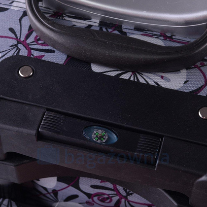 Zestaw Duża walizka PELLUCCI RGL 773 L + Kuferek L Czarno niebieska