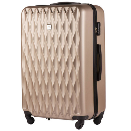 Duża walizka WINGS TD190 L Złota