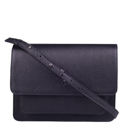 Torebka damska skórzana KEMER R405 Czarna - min. zamówienie 20 / 50 / 100 szt.