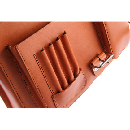 TECZKA SKÓRZANA 3W1 KEMER VOOC Vintage  P13 BEŻOWA