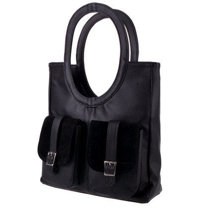 Torebka damska skórzana KEMER 103K SZN Czarna