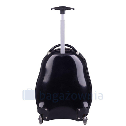 Walizka dziecięca KEMER RGL PINGWINEK Czarno Biała