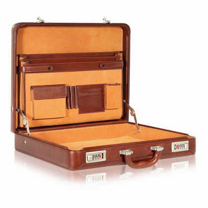 Neseser skórzany BELLUCCI A1-16-S1-154 Brązowy - min. zamówienie 20 / 50 / 100 szt.