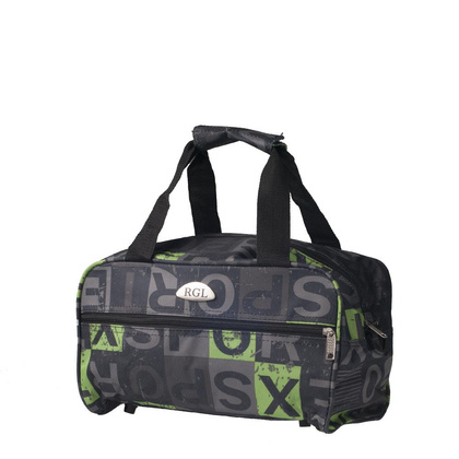Torba podróżna podręczna PELLUCCI RGL NOG Czarno Zielona