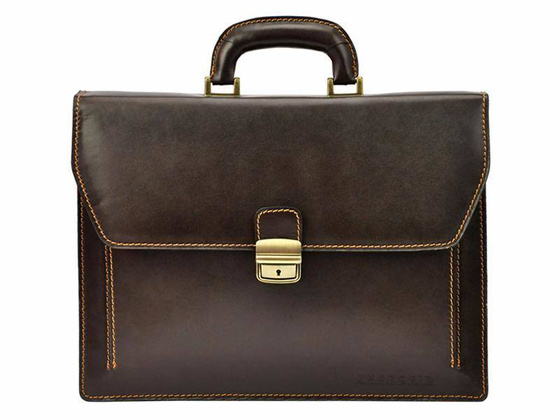 Teczka skórzana KEMER 819-1 Ciemny brąz