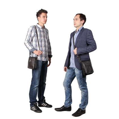 Torba skórzana na ramię KEMER VOOC Prestige EP4 brąz