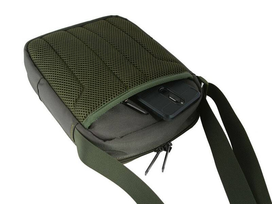 Torba na ramię AERONAUTICA MILITARE Drone Zielona