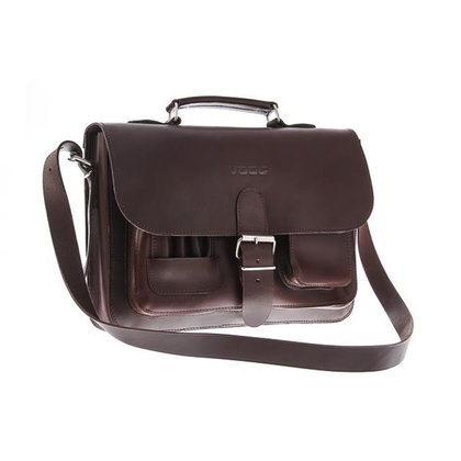 Uniwersalna teczka skóra 3w1 KEMER VOOC Vintage P13 brąz