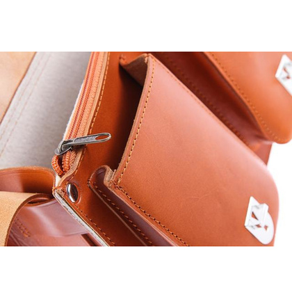 Stylowa torba kuferek KEMER VOOC Vintage P30 koniak