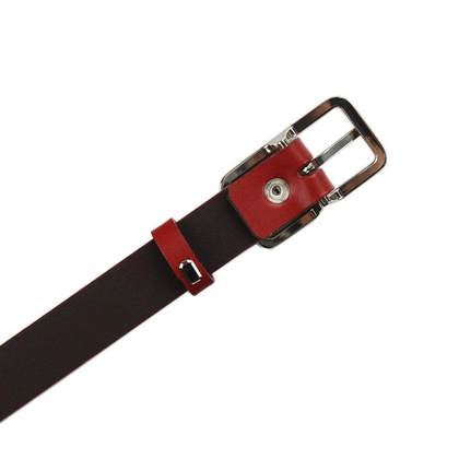 Pasek damski KEMER PDR-20 Czerwony