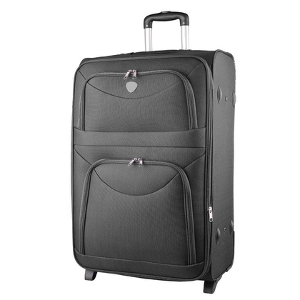 Duża walizka WINGS 6802 L Szara