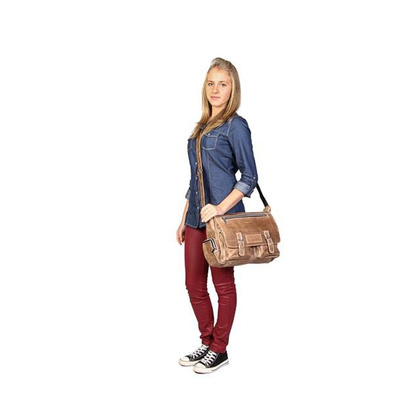 Torba na ramię KEMER VOOC Crazy Horse RCH5 brąz