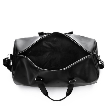 Torba podróżna za skóry naturalnej BRØDRENE smooth leather R20 czarny - min. zamówienie 20 / 50 / 100 szt.