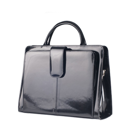 Teczka damska skórzana KEMER B 473/DWL Czarna