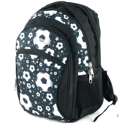 Plecak sportowy KEMER S94DX Czarno Biały - min. zamówienie 20 / 50 / 100 szt.