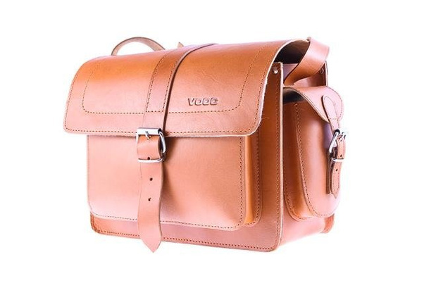 Oryginalna torba skóra KEMER VOOC Vintage P29 brąz