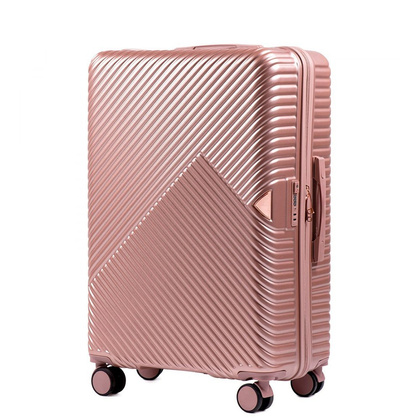 Duża walizka WINGS WN01 L Różowa