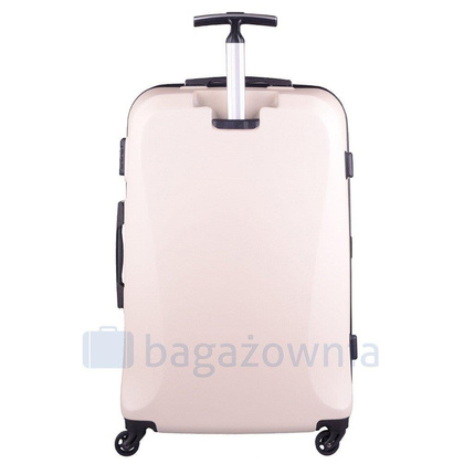 Duża walizka WINGS 518 L Beżowa