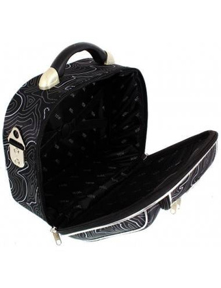 Zestaw walizek 3 walizek + Kuferek PELLUCCI RGL 773 Czarno niebieski