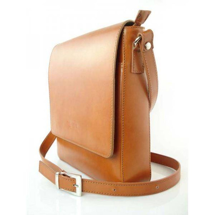 VERA PELLE RAPORTÓWKA LISTONOSZKA UNISEX CAMEL   LVP119C