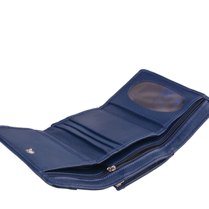 Portfel damski skórzany KEMER P25 LK Granat - min. zamówienie 20 / 50 / 100 szt.