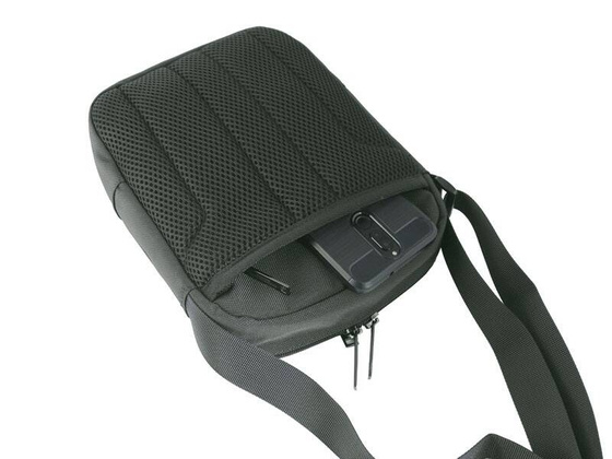 Torba na ramię AERONAUTICA MILITARE Drone Czarna