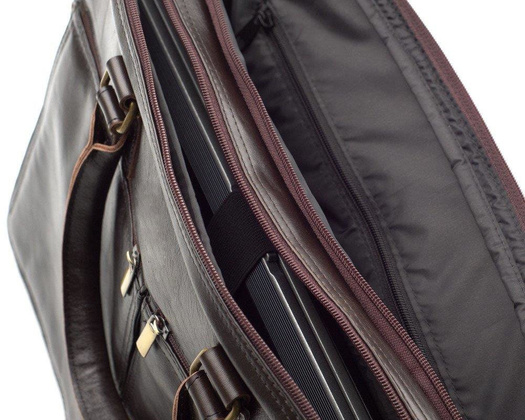 Torba skórzana na laptop 17" KEMER SOLIER Dundee - min. zamówienie 20 / 50 / 100 szt.