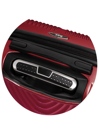 Mała walizka podróżna 663 XM ROSE RED