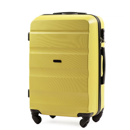 Średnia walizka WINGS AT01 M Żółta