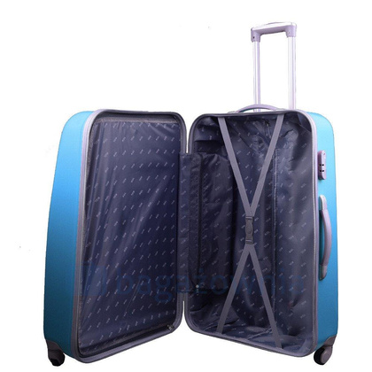 Duża walizka PELLUCCI RGL 883 L Turkusowa