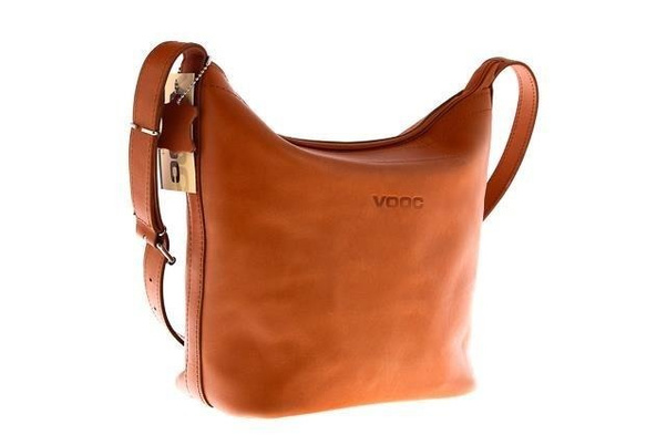 Worek, torebka damska KEMER VOOC Vintage P31 koniak