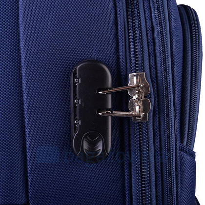 Średnia walizka WINGS 206 M Granatowa