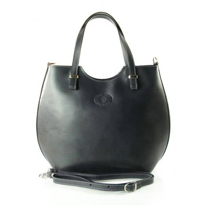 WŁOSKA TOREBKA SHOPPER BAG A4  SZARA - GRAFIT   SB4116G