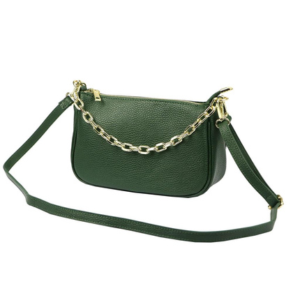 Torebka damska skórzana PELLUCCI 19-88 DOLLARO Popielata