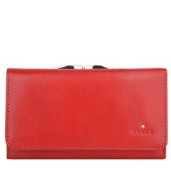Portfel damski KEMER D 16 Czerwony - min. zamówienie 20 / 50 / 100 szt.