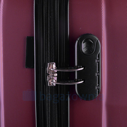 Duża walizka WINGS 159 L Bordowa