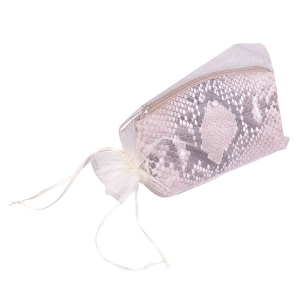 Kosmetyczka skórzana KEMER KO321 Łuska Brąz - min. zamówienie 20 / 50 / 100 szt.