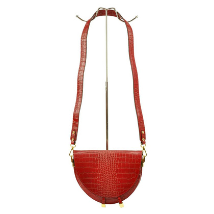 Torebka damska skórzana KEMER 19-16 COCO Czerwona