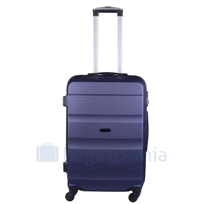 Średnia walizka WINGS AT01 M Granatowa