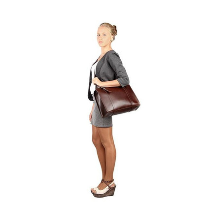 Torba damska na ramię KEMER VOOC Vintage P4p naturalny