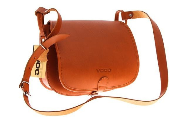 Listonoszka duża torebka KEMER VOOC Vintage P27 Brązowa