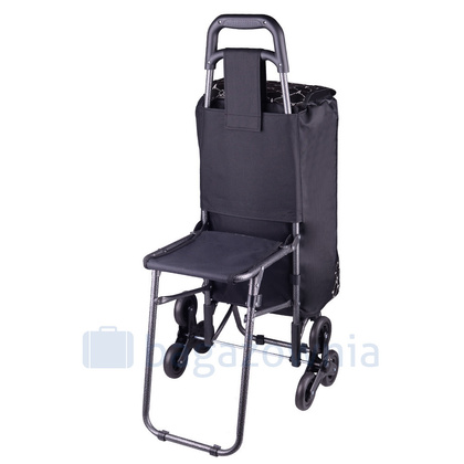 Wózek na zakupy KEMER BF103 Krzesło Czarny wzór